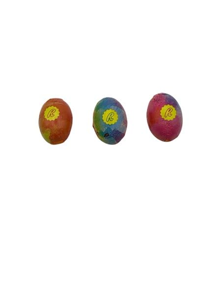 Reeses Peanut Butter Tie Dye Eggs Candy, 1lb - 40 Peices Bulk Peanut Butter Easter Eggs Chocolate Candy - Deliciouse chocolate Candies For Birthday parties & all Ocassions