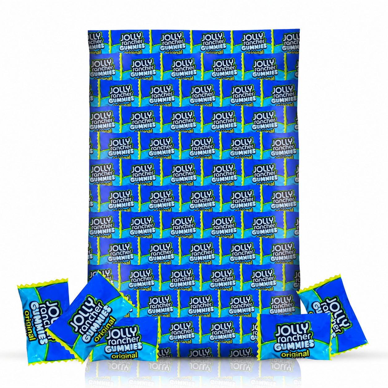 Jolly Rancher Original - Assorted Gummies (80 Pieces) - Snack Size Bag Individually Wrapped Sour Jolly Rancher Candy Gummy Bears Bulk (2 Pounds, Original)