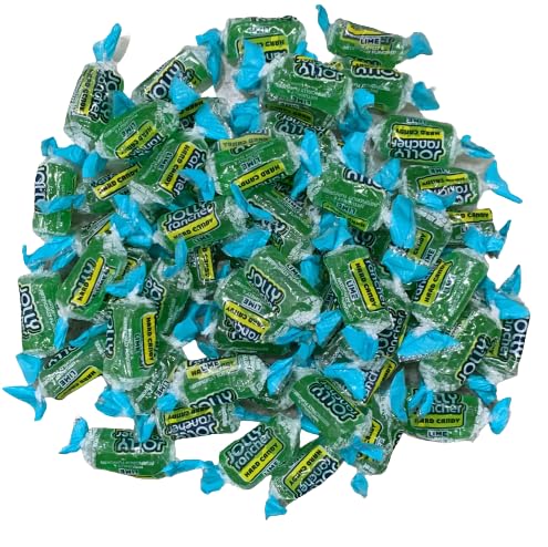 Jolly Rancher Premium Flavored Hard Candy - Individually Wrapped - Bulk Candy Bag - Long-Lasting Fruit Flavor Delight - Resealable Bag (2 Pound, Lime)
