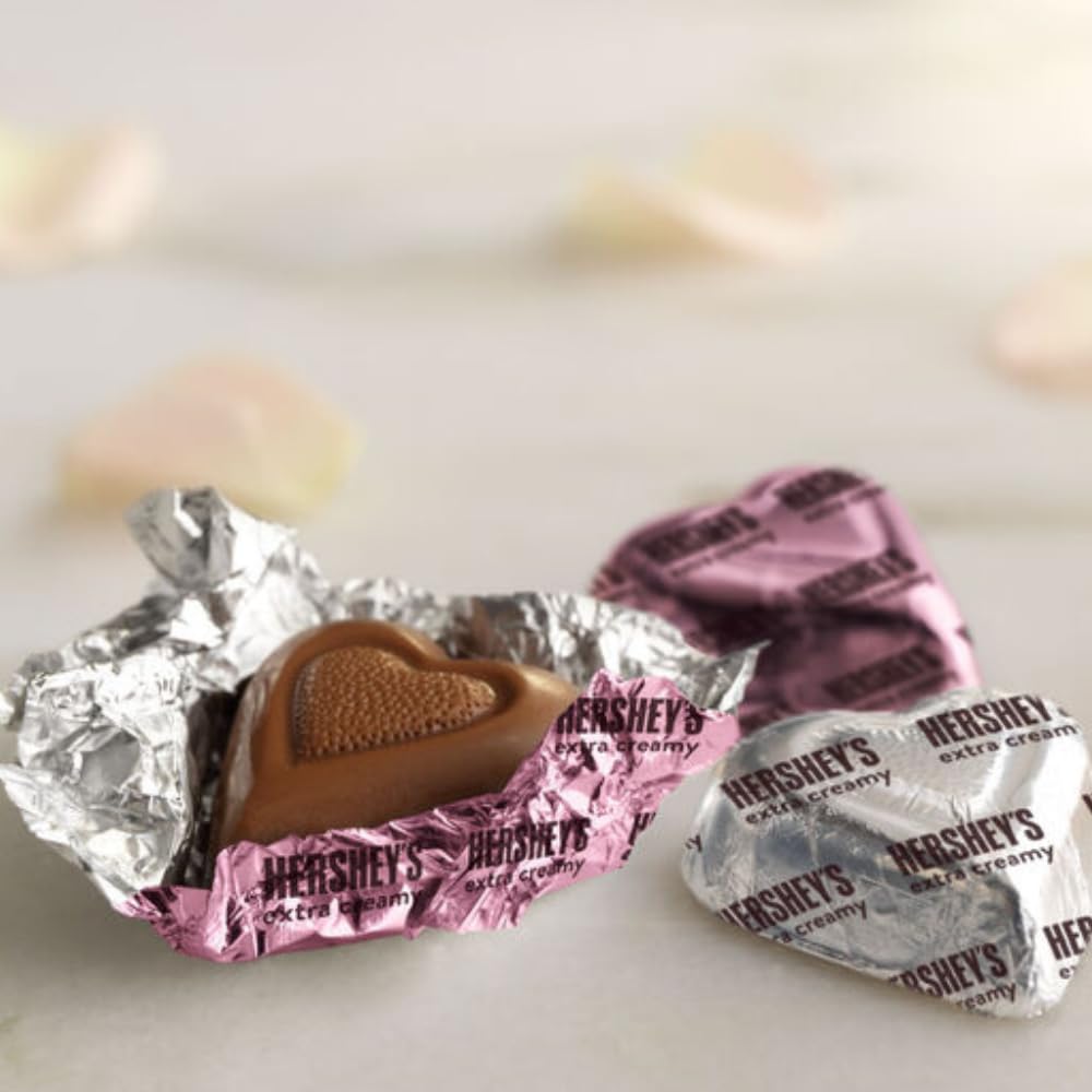 Hershay's Heart Milk Chocolate candy - 2lb Bulk chocolate Valentine's Day Candy