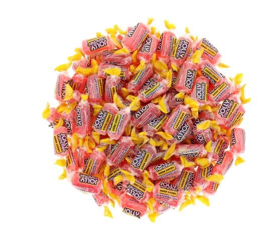 Jolly Rancher Premium Flavored Hard Candy - Individually Wrapped - Bulk Candy Bag - Long-Lasting Fruit Flavor Delight - Resealable Bag (4 Pound, Watermelon)