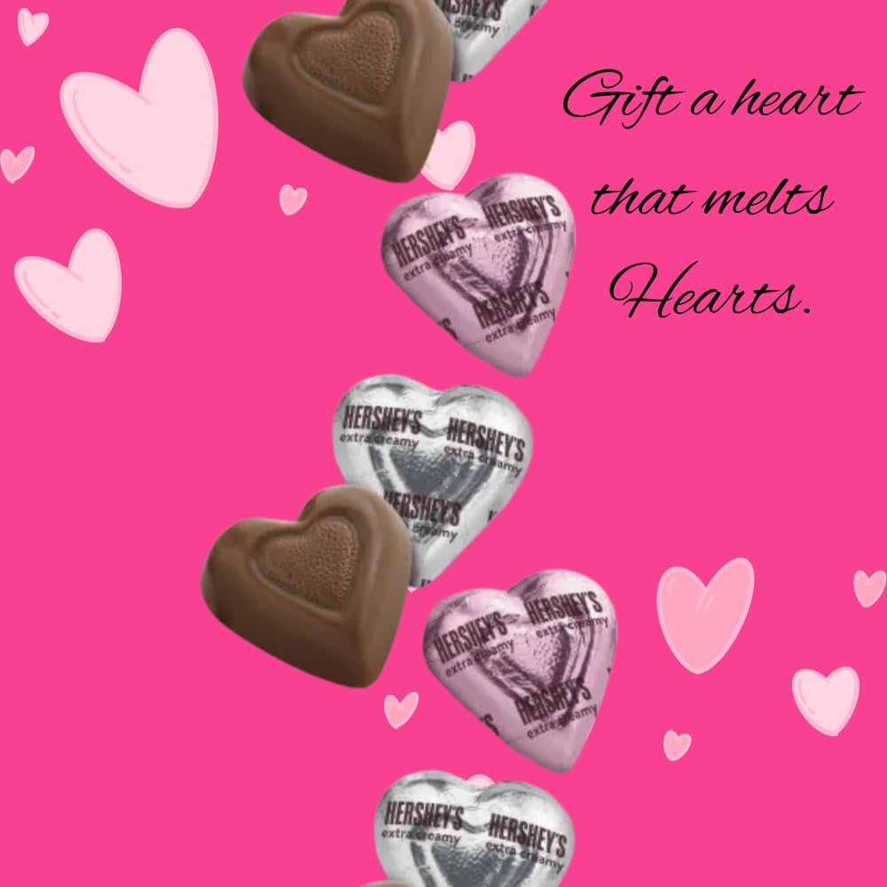 Hershay's Heart Milk Chocolate candy - 4lb Bulk chocolate Valentine's Day Candy