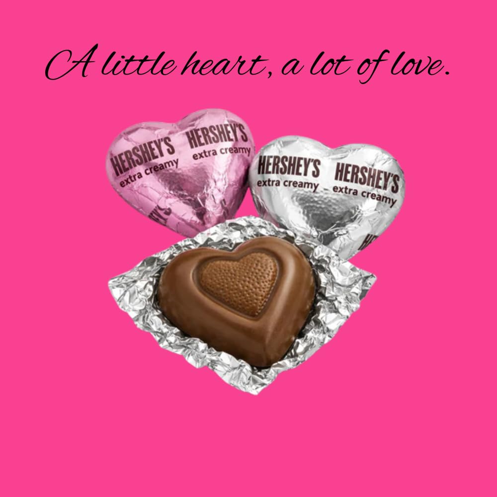 Hershay's Heart Milk Chocolate candy - 2lb Bulk chocolate Valentine's Day Candy