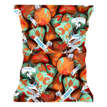 Hershey'ss Fall Kisses Milk Chocolate candy - (1LB 90 pcs)