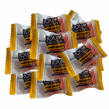 Jolly Rancher Hard Candy Squares - Watermelon Flavored Hard Candy - Individually Wrapped - 1LB