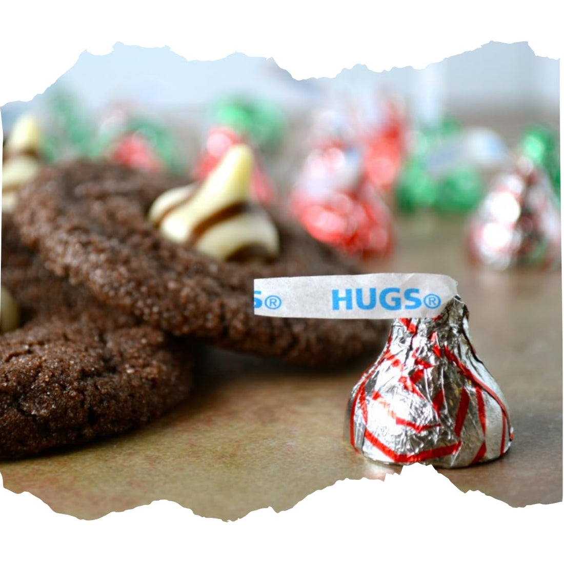 Hershey'ss Cristmas Hugs Kisses Milk Chocolate candy - (2LB 180 pcs)