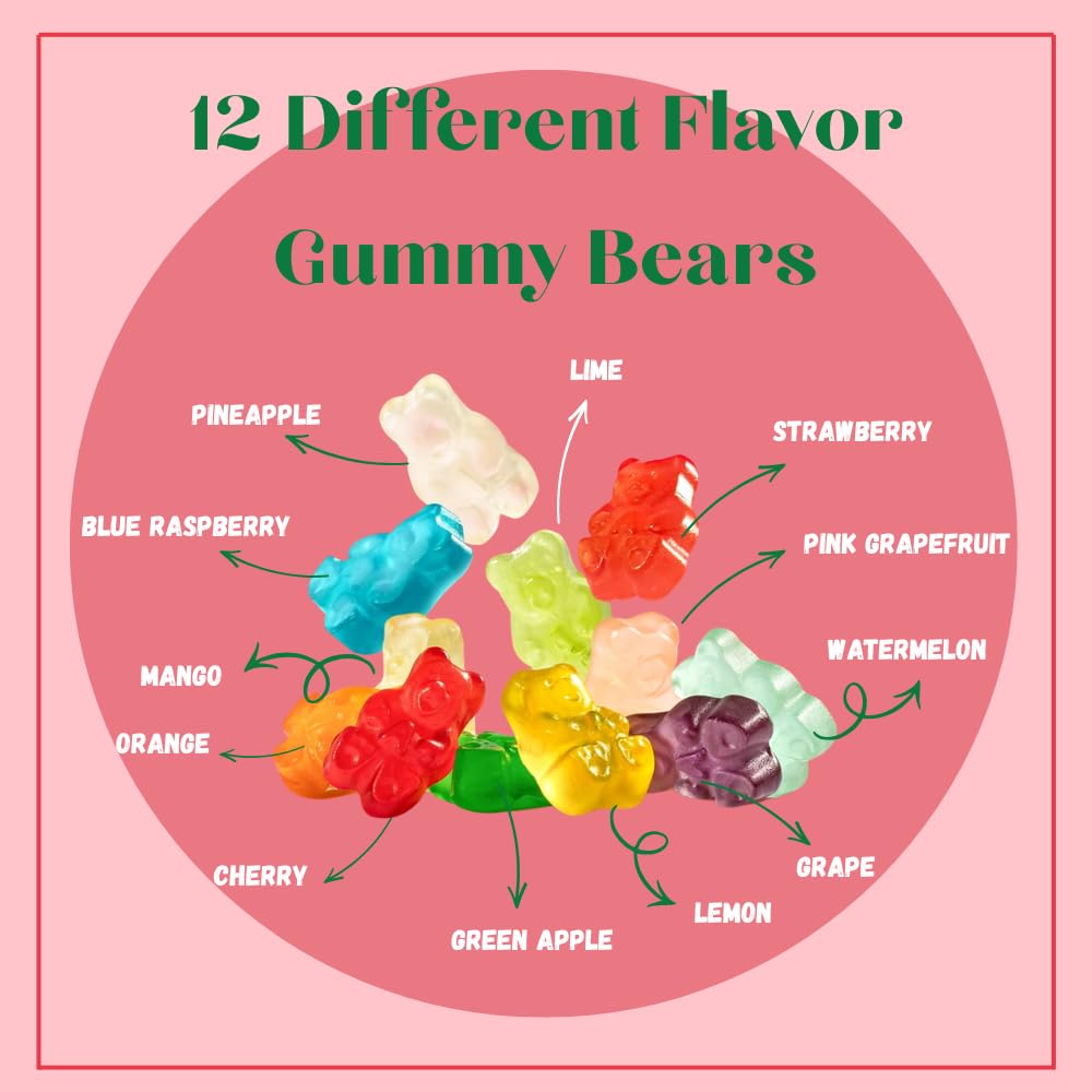 Albanesse 12 Flavor Gummi Bears (2 LB)