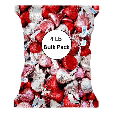 Hershey's Kisses Valentine Colors Milk Chocolate candy - 2LB (200 pcs)