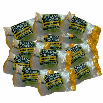 JollyRanchers Hard Candy Squares - Green Apple Flavored Hard Candy - Individually Wrapped - 2LB