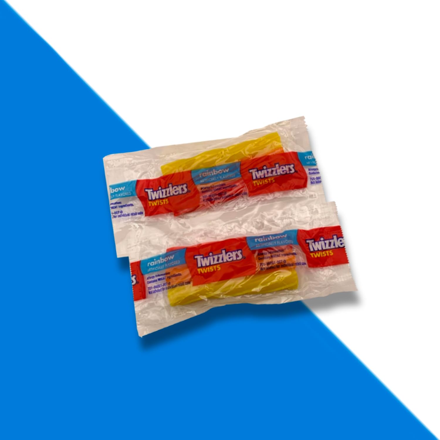 Twizzlers Rainbow Fruit Flavored Twist Candy - (2lb 70+ Pieces)