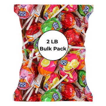 Jolly Rancher Assorted Lollipop Round Hard Candy (2lb) - Individually Wrapped