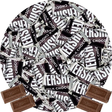 Hershey's Milk Chocolate Candy 2lb Bag - Bulk Individually wrapped Chocolate Bars candy, Bulk chocolates Candy for Easter, Snacking, Pinata, Celebrations, Gifting & More!