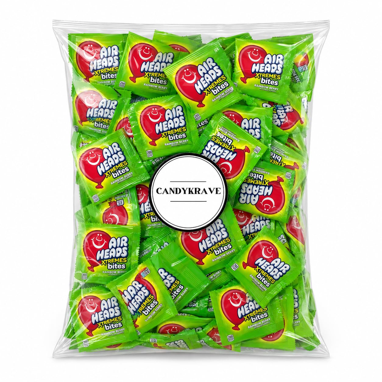 Airheads Xtremes Bites Rainbow Berry 2lb Bag(60 pieces)