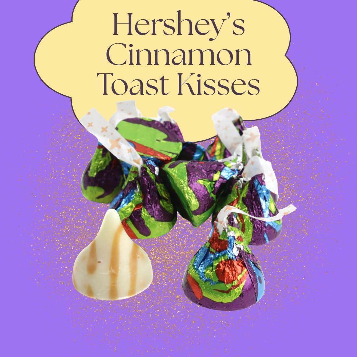 Hershey'ss Cinnamon Toast Crunch Kisses Milk Chocolate candy - (2LB 180 pcs)