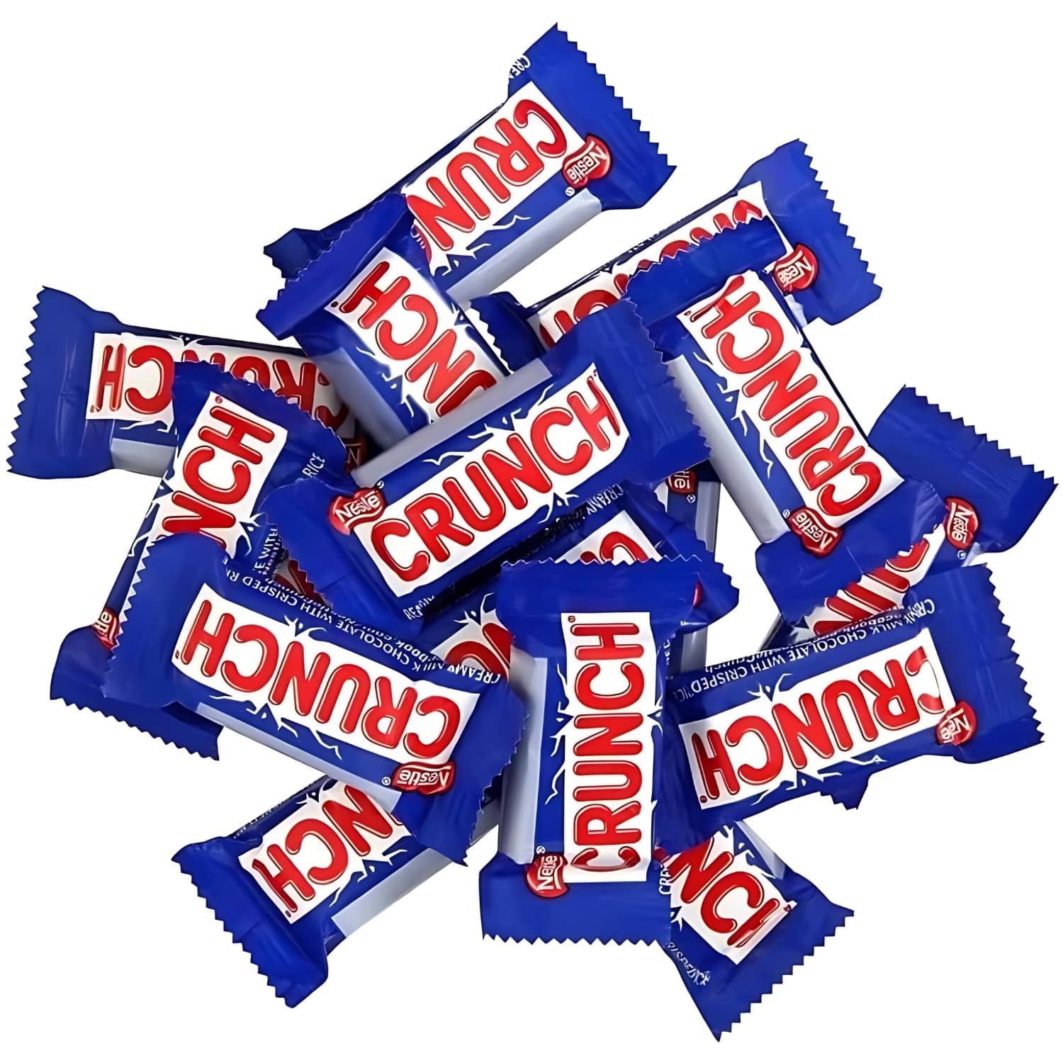 Crunch Snack Size Chocolate Bars Milk Candy, 3 lb Crunch Chocolate Candy Bars, Snack Size Crunch Bars Great Treats for Easter and Thanksgiving, Pinata Candy Bowls, & More!