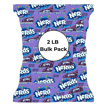 Nerds Mini Candy Bulk Grape Flavor - 2 lbs Pack Nerds Mini Boxes Stocking Stuffers