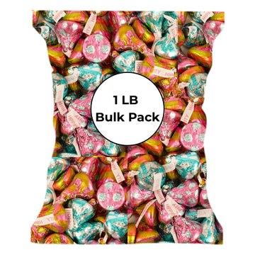 Hershey'ss Easter Hippity Hoppity Kisses Milk Chocolate candy - (1LB 90 pcs)