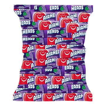 Airheads Candy Mini Bars Grape Flavor (2lb 80 Pieces)