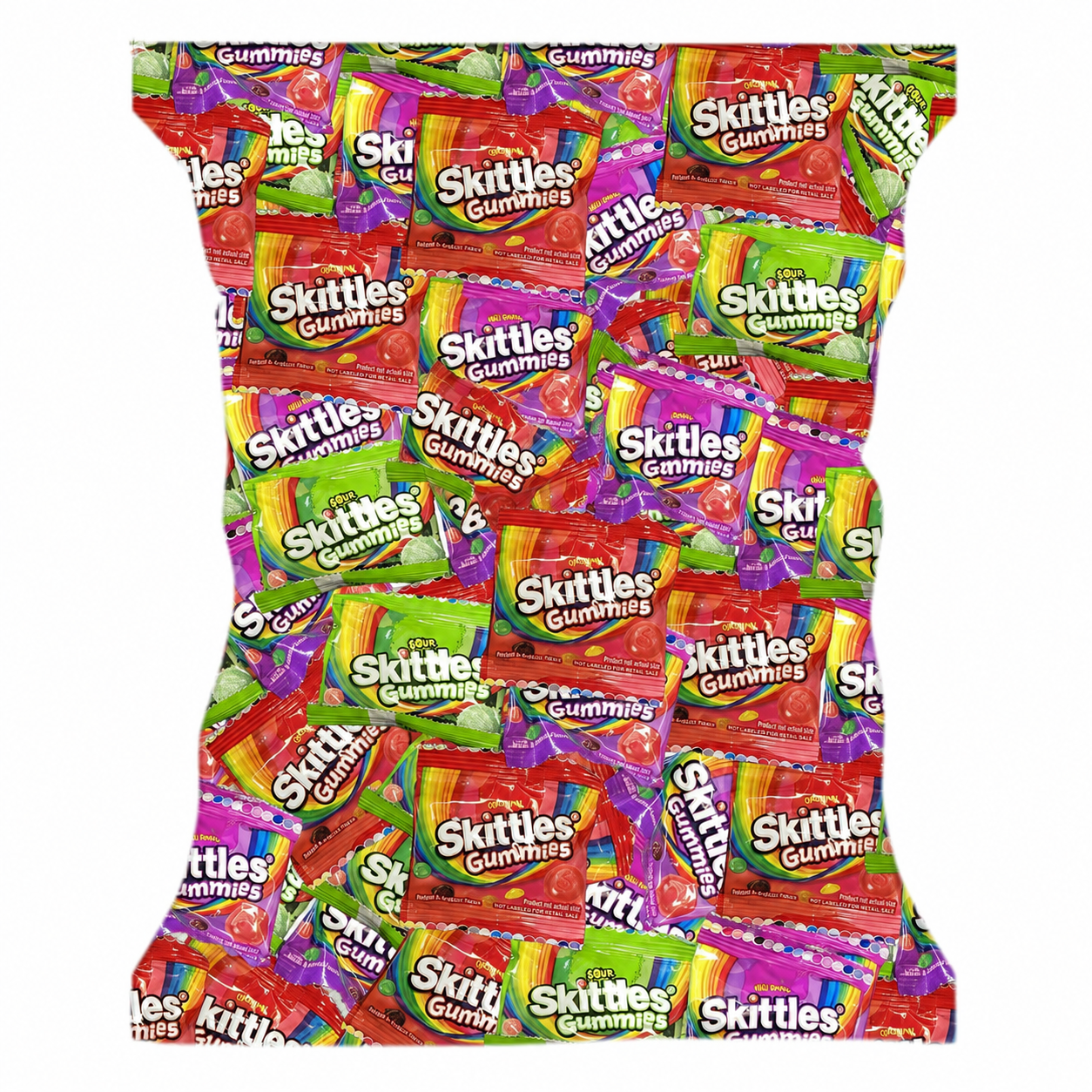 Skittles Assorted Gummy Candy - 1lb 35+ Pieces Bulk Skittles Halloween candy - Bulk Individually Wrapped candies for Birthday Parties, Easter, Pinata & others