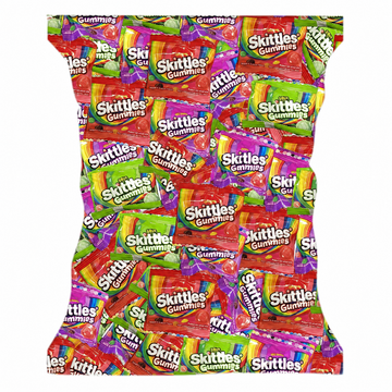 Skittles Assorted Gummy Candy - 1lb 35+ Pieces Bulk Skittles Halloween candy - Bulk Individually Wrapped candies for Birthday Parties, Easter, Pinata & others