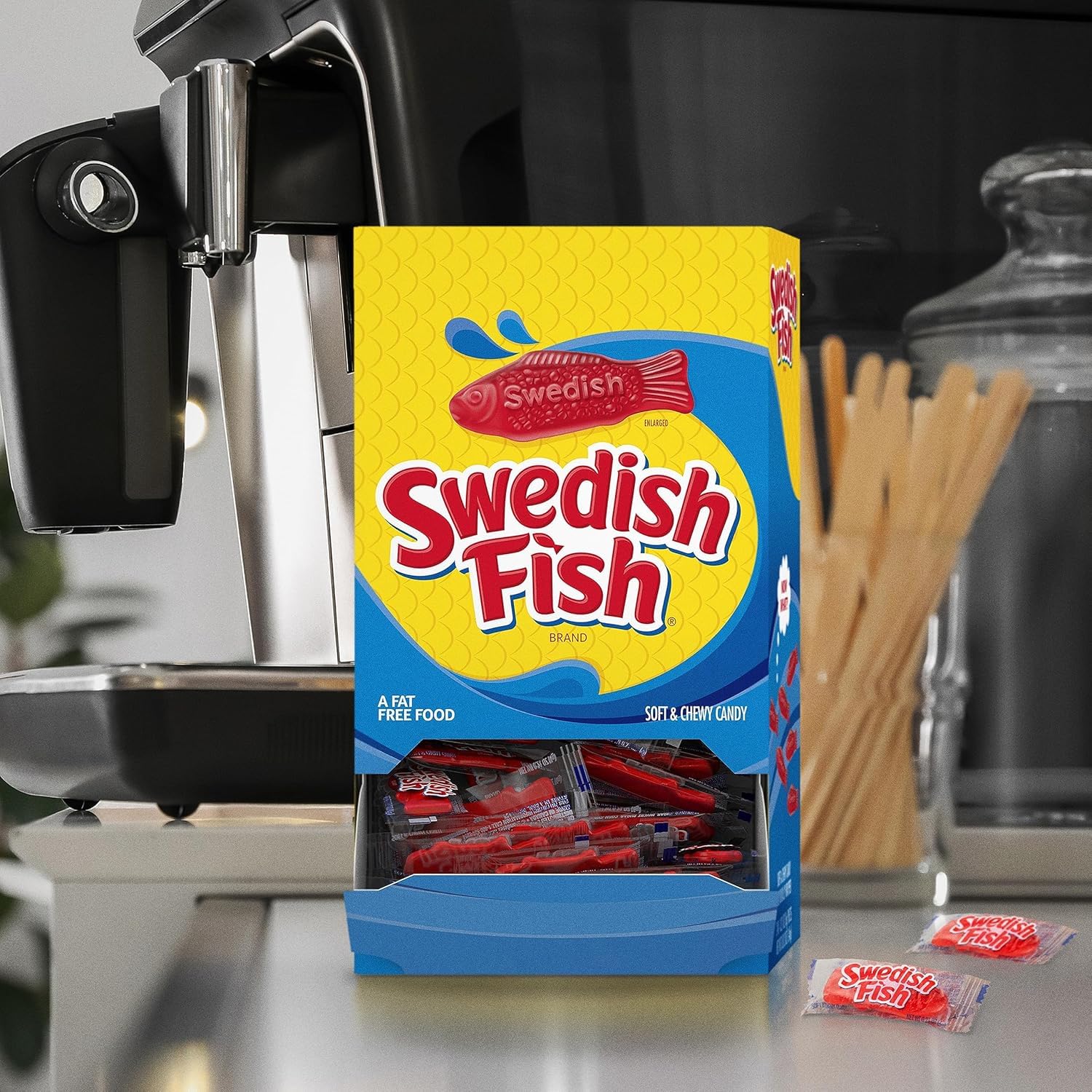 Swidish Fish Kids Soft & Chewy Candy - 2lb (140 Pieces)