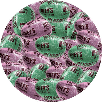 Hershey's Easter Eggs Milk Chocolate Candy - 1lb Individually wrapped Foils Easter Eggs Candy - Bulk Easter chocolate candy for Snacking, Pinata, Celebrations, Parties Gifting & More!