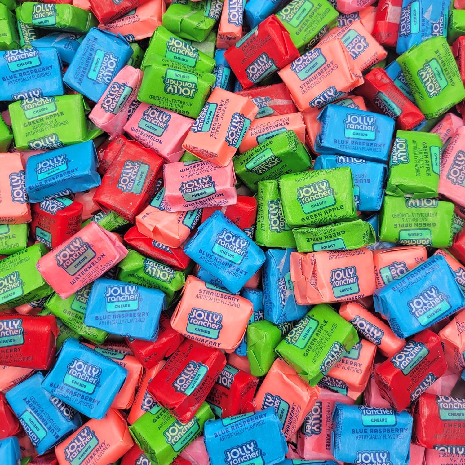 Jolly Rancher Mixed Gummies - 2 Flavors in 1 Misfits Gummies (20 Pieces) - Snack Size Bag Individually Wrapped Sour Gummy Bears Bulk - 0.5 Pound