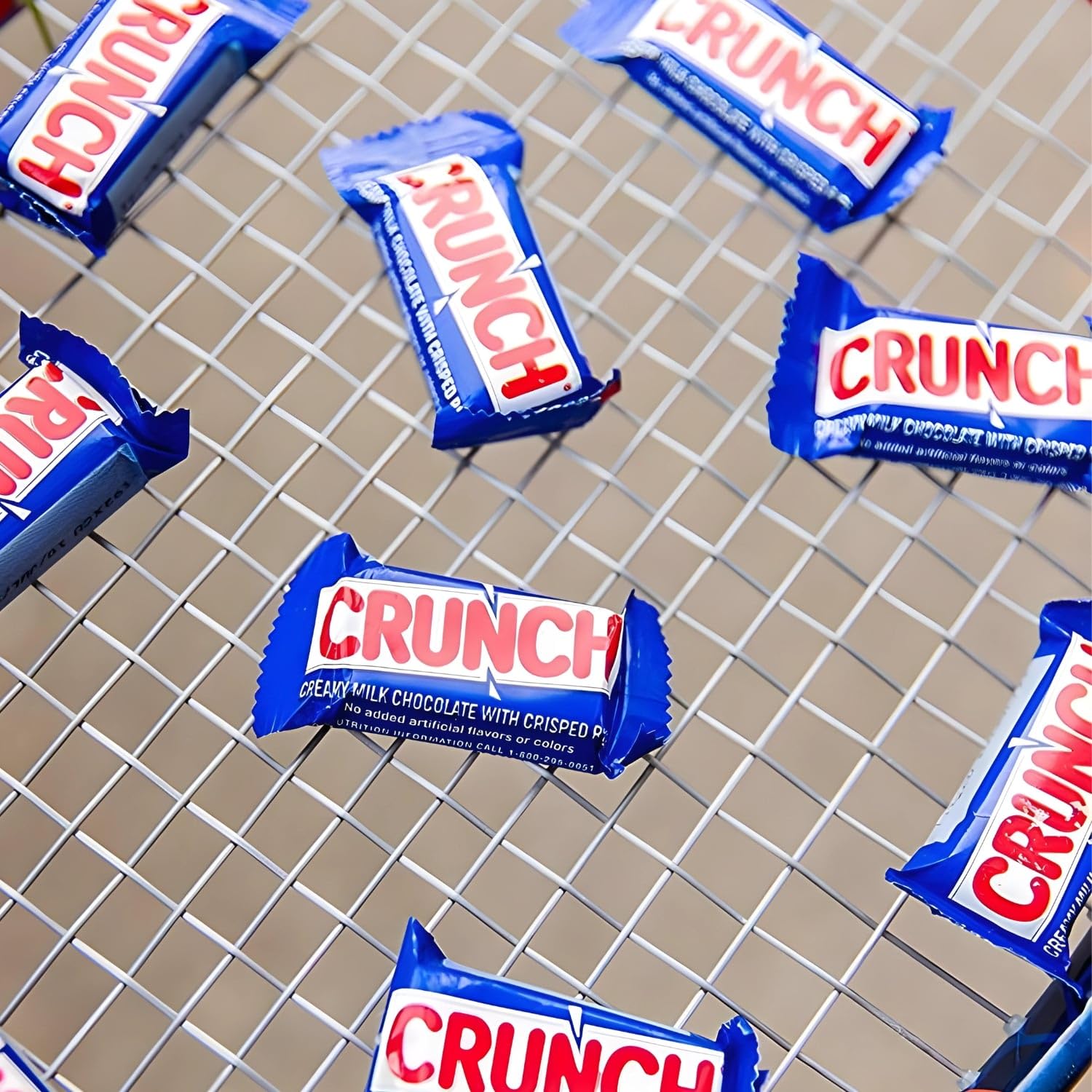 Crunch Snack Size Chocolate Bars Milk Candy, 5 lb Crunch Chocolate Candy Bars, Snack Size Crunch Bars Great Treats for Easter and Thanksgiving, Pinata Candy Bowls, & More!