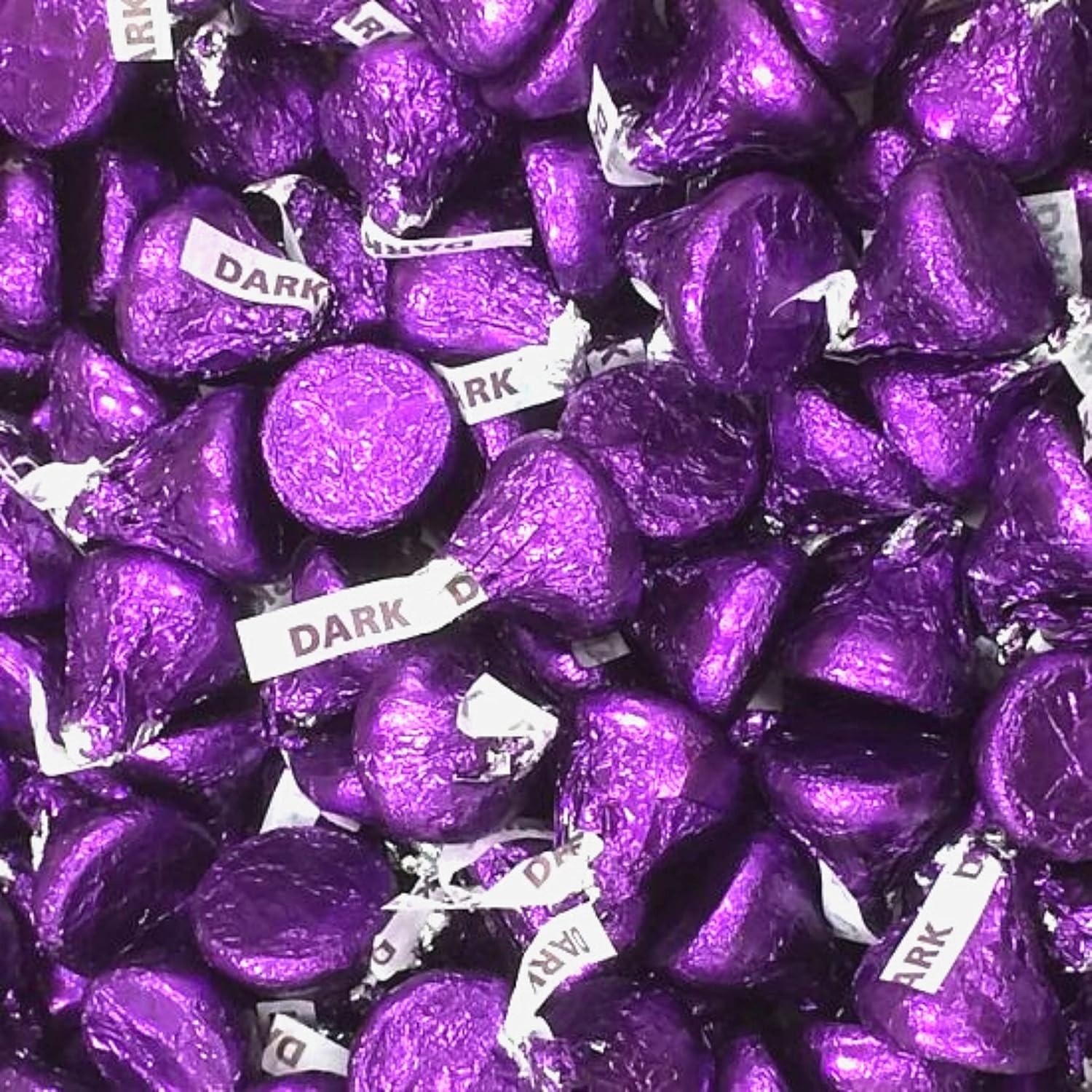 Hershey's Kisses Dark Chocolate candy - 2LB (200 pcs)