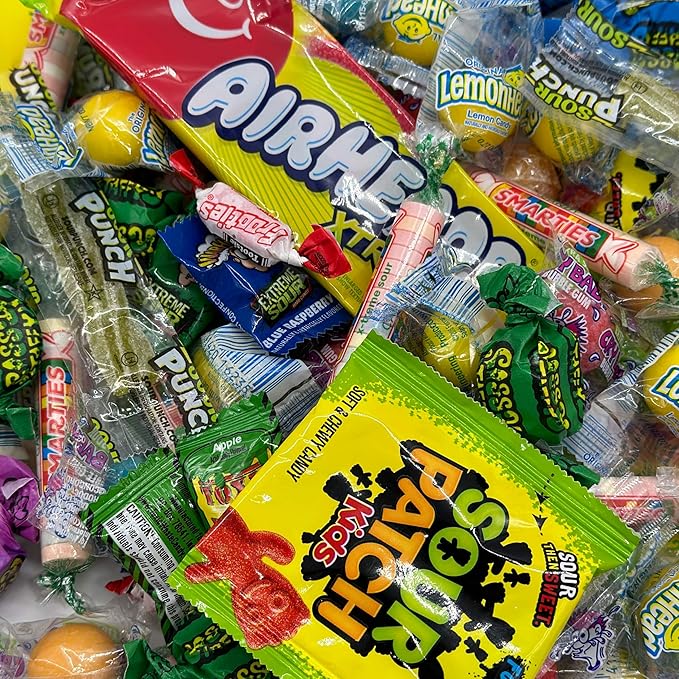 Christmas Assorted Sour candy variety pack - 2lb Individually Wrapped