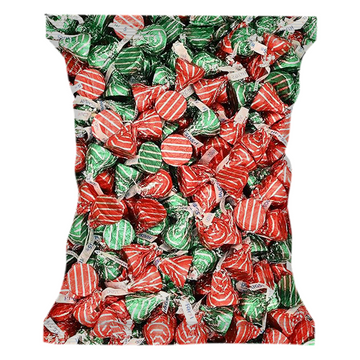 Hershey'ss Cristmas Kisses Milk Chocolate candy - (1LB 90 pcs)