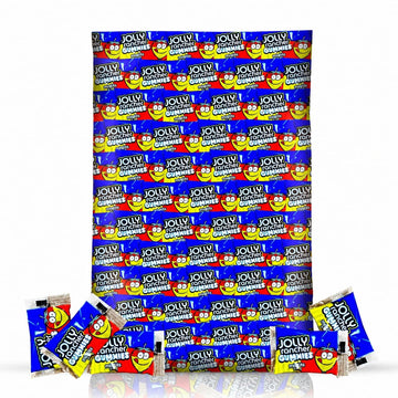 Jolly Rancher Misfits - 2 Flavors in 1 Gummies (120 Pieces) - Snack Size Bag Individually Wrapped 2 Flavor Sour Jolly Rancher Candy Gummy Bears Bulk - 3 pounds