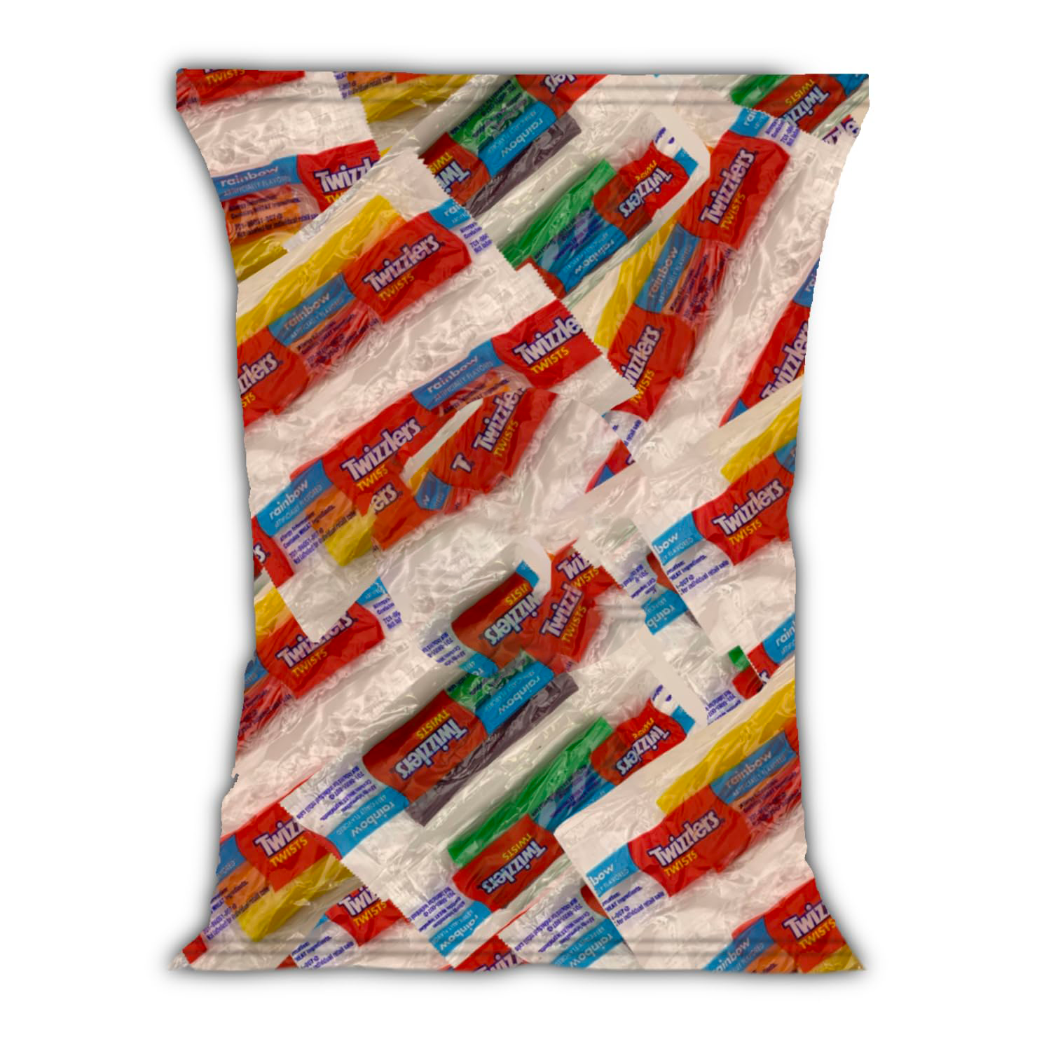 Twizzlers Rainbow Fruit Flavored Twist Candy - (2lb 70+ Pieces)